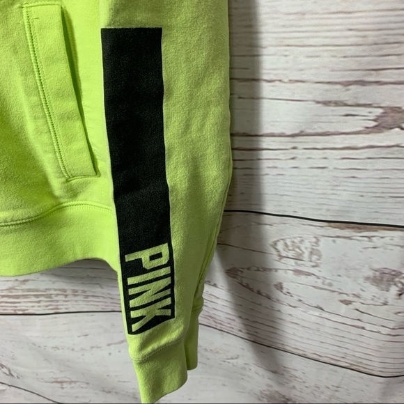 Vs Pink Perfect Everyday Quarter Zip Neon Pullover - Picture 4 of 6